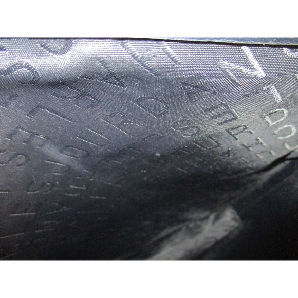 *Charles Jourdan Paris Vintage Satchel Shoulder Bag RETRO Black Midnight Blue - Picture 11 of 12